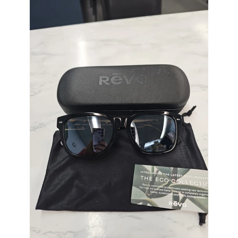 Revo Taylor Polarized Sunglasses Black Terra RE1104ECO
